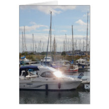 Small Motorboat Catching The Sun