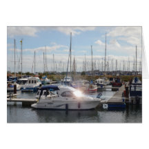 Small Motorboat Catching The Sun