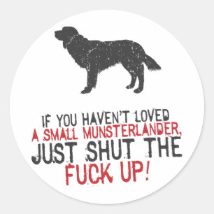 Small Munsterlander Classic Round Sticker