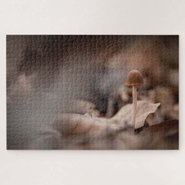 Small Mushroom Nature Photo Jigsaw Puzzle (Horizontal)