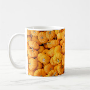 Small Orange Fall Harvest Pumpkins Coffee Mug