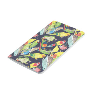 Small Parrots Pattern Journal