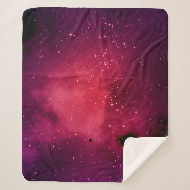 Small part of an infinite star field of space in t sherpa blanket (Front)