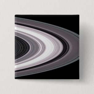 Small Particles in Saturn�s Rings 15 Cm Square Badge