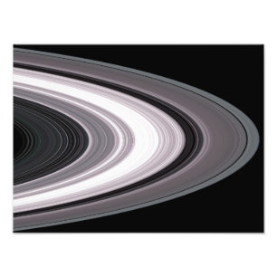 Small Particles in SaturnÃ¯Â¿Â½s Rings Photo Print