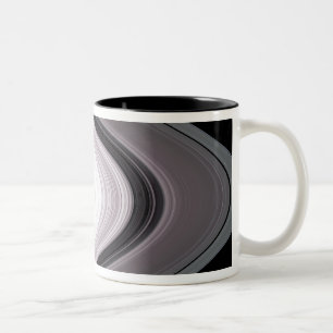 Small Particles in SaturnÃ¯Â¿Â½s Rings Two-Tone Coffee Mug