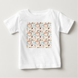 Small Pastel Triangles  Baby T-Shirt