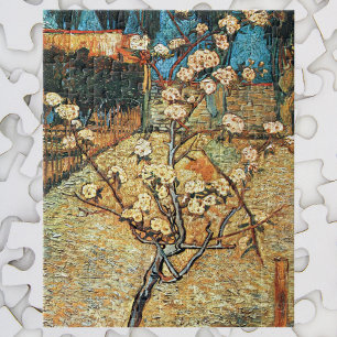 Small Pear Tree in Bloom by Vincent van Gogh Jigsaw Puzzle