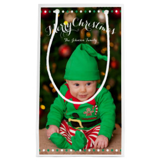 Small Personalised Christmas Gift Bags