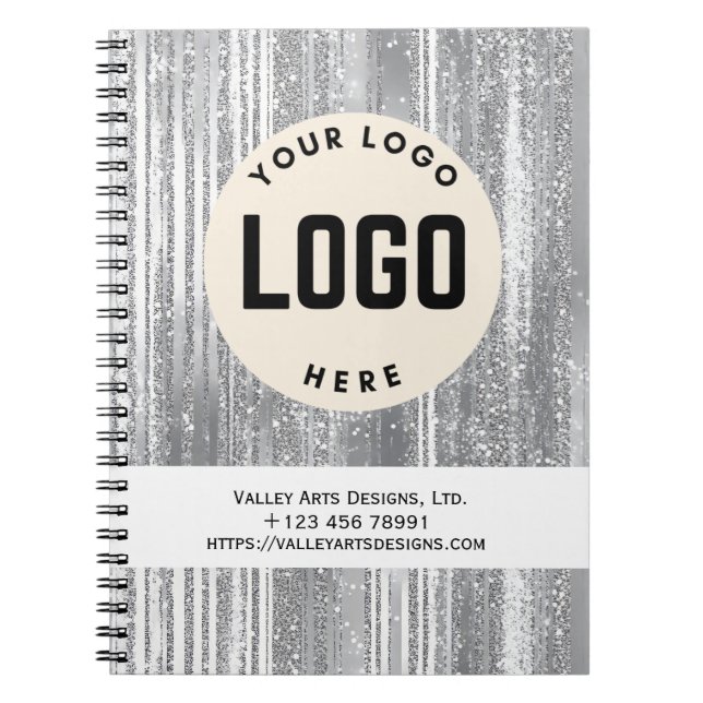 Small Personalised Notebook Custom Business Logo (Front)