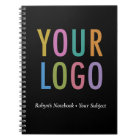 Small Personalized Notebook Custom Business Logo