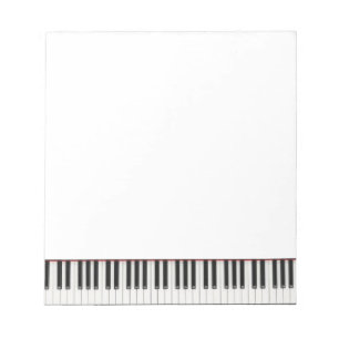 Small Piano Key Notepad