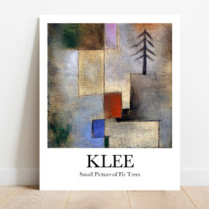 Small Picture of Fir Trees by Paul Klee Poster