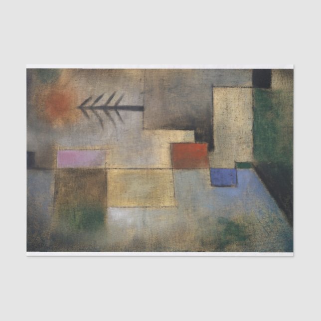 Small Picture of Fir Trees by Paul Klee Tissue Paper (Front)