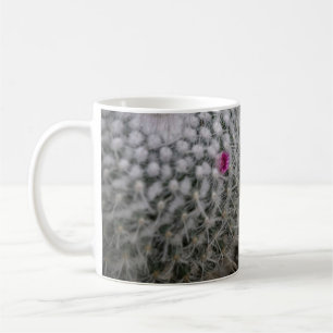 Small Pink Flowering Cactus Coffee Mug