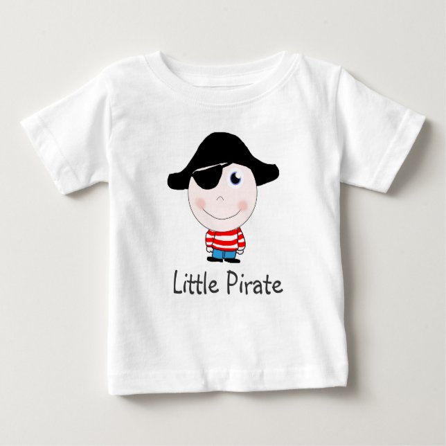 Small Pirate Baby T-Shirt (Front)