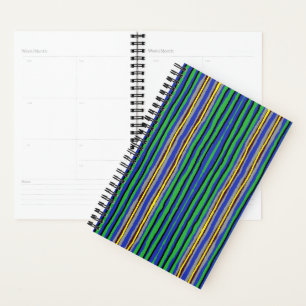 Small Planner Kente Stripes