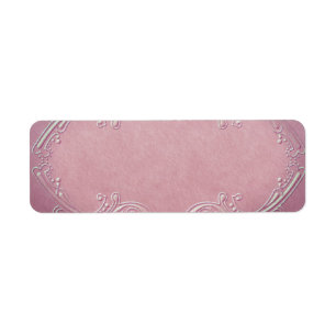 Small Pretty Pink Apothecary Label Return Address Label