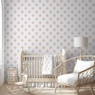 Small print aloe kitchen wallpaper