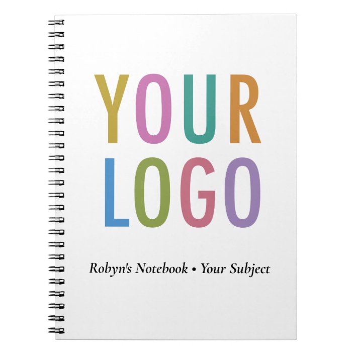 Small Promotional Notebook Company Logo No Minimum