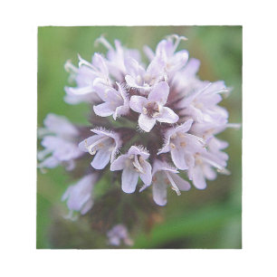 Small purple flowers notepad