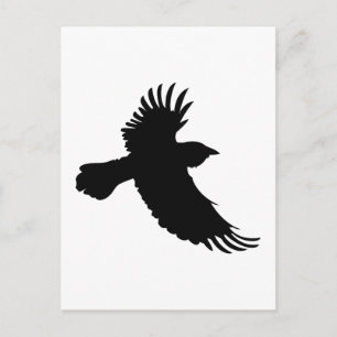 SMALL RAVEN POSTCARD