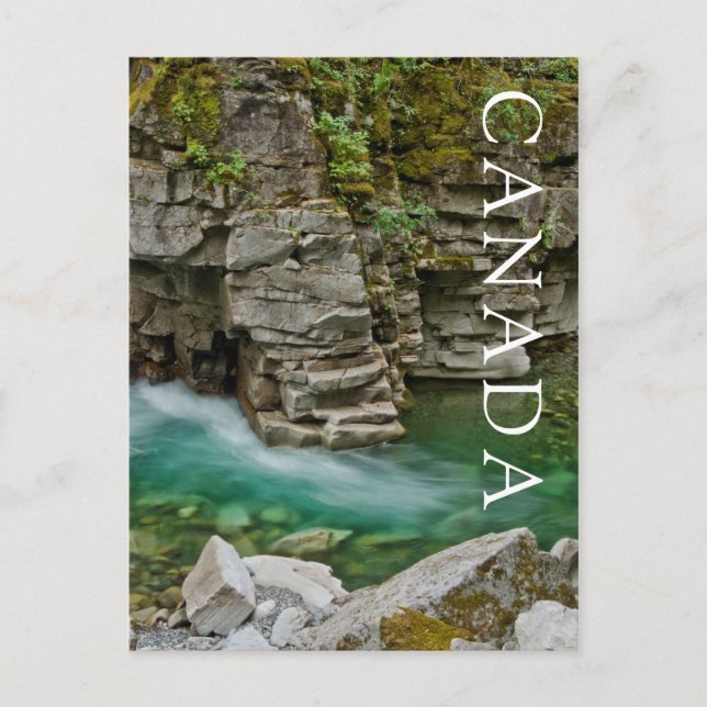 Small River Through Coquihalla Canyon Postcard (Front)