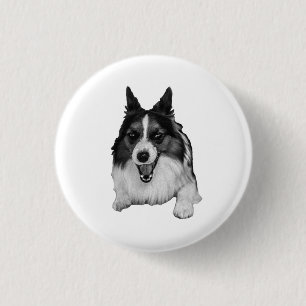 Small Round, Merry Ears 3 Cm Round Badge