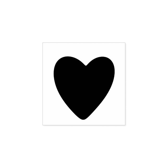 Small rubber stamp heart (Imprint)