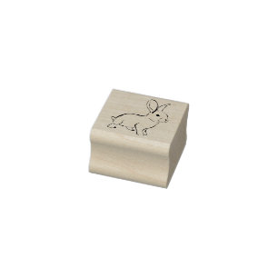 Small Rubber Stamp - Right Facing Rabbit