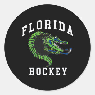 Small Saves' Hockey Team Designs Florida Hockey Al Classic Round Sticker