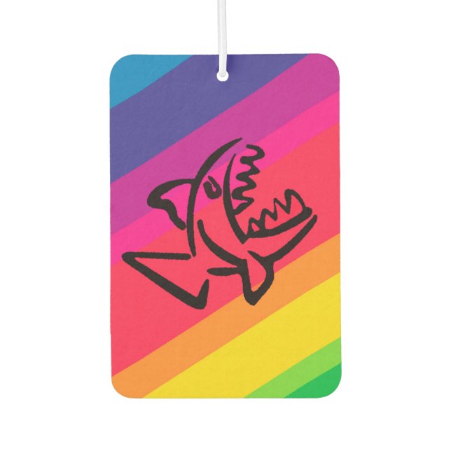 small shark car air freshener (Front)