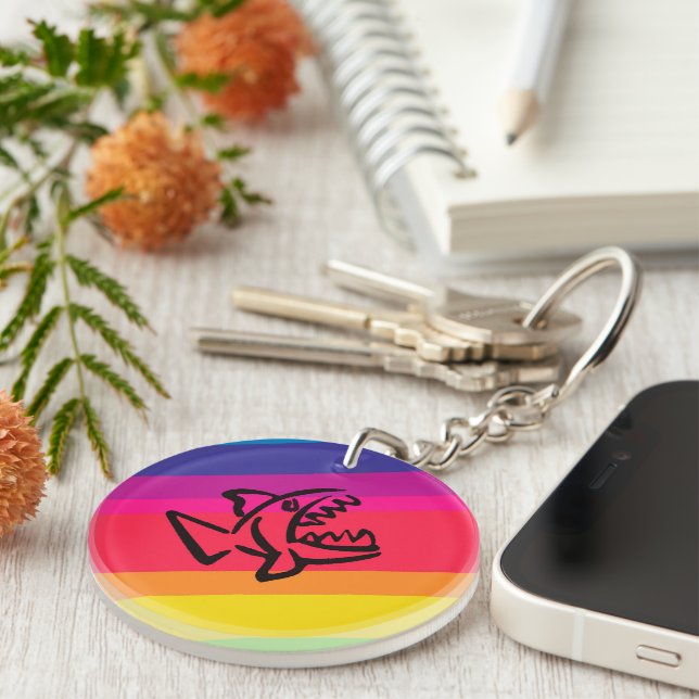 small shark key ring (Front Right)