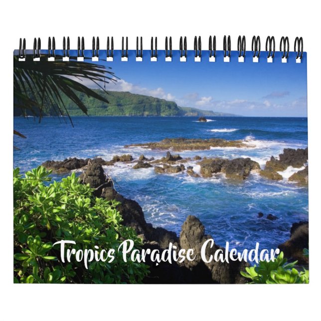 Small Size Tropics Paradise Calendar (Cover)