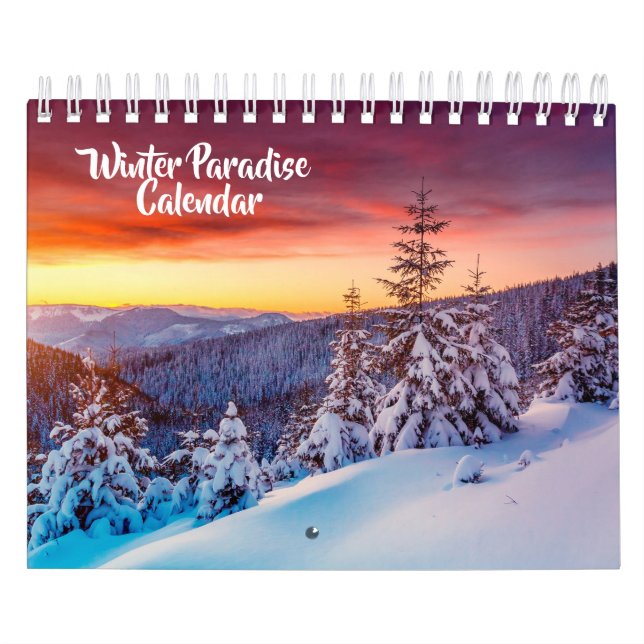 Small Size Winter Paradise Calendar (Cover)