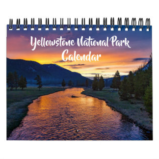 Small Size Yellowstone Park Calendar