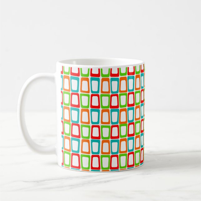 Small Skewed Rectangles  Coffee Mug (Left)