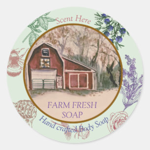 SMALL SOAP BAND CUSTOMIZE CLASSIC ROUND STICKER