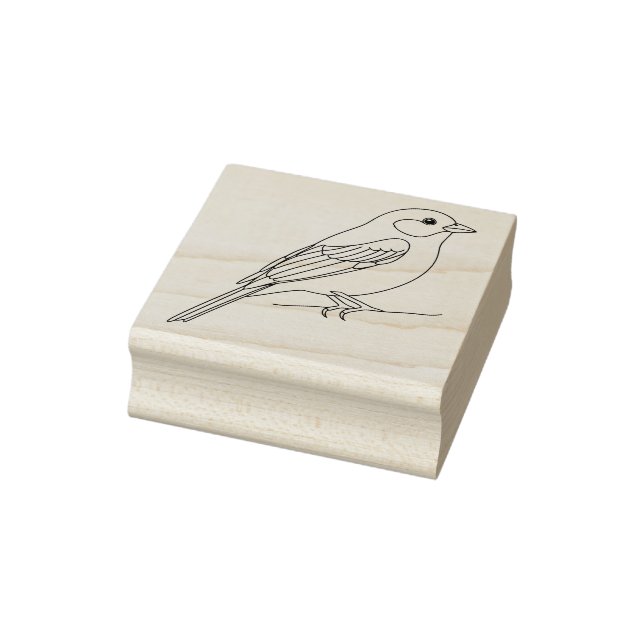 Small Song Bird Rubber Stamp (Stamp)