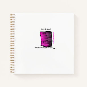 Small spiral notebook - LBC diamond pattern