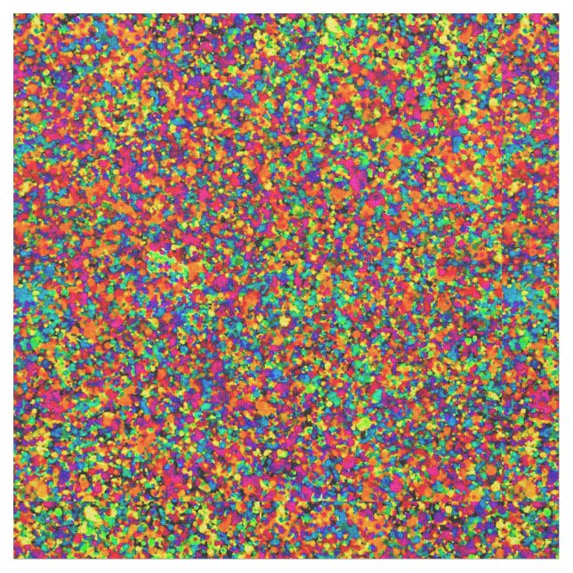 Small Splatter - Combed Cotton Fabric (Close Up)