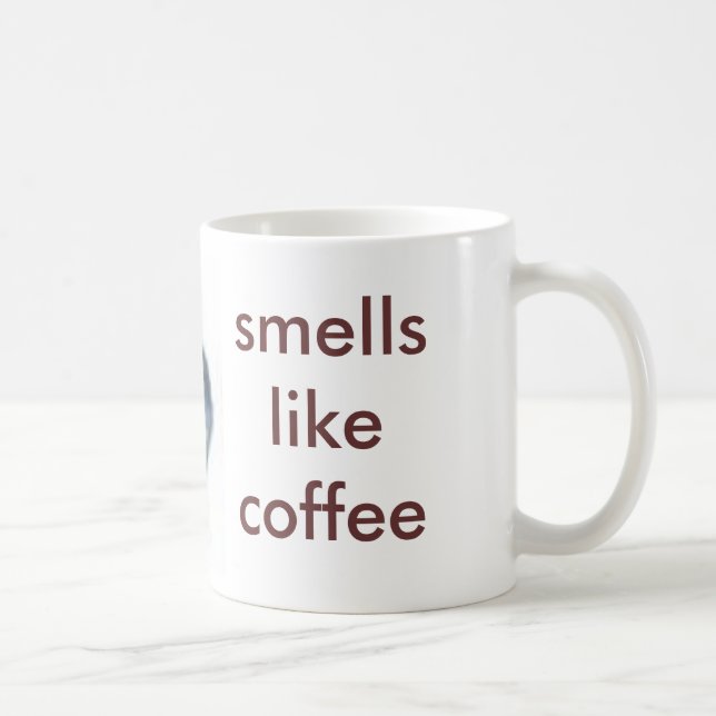 small sqirrel, smells like coffee coffee mug (Right)