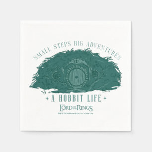 Small Steps, Big Adventures - A Hobbit Life Napkin