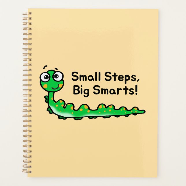 Small Steps Big Smarts Caterpillar Cartoon Planner (Front)