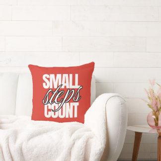 SMALL STEPS COUNTS CUSHION