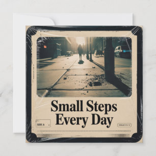 Small Steps Every Day Invitation