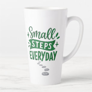 Small Steps Everyday Inspirational Latte Mug