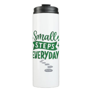 Small Steps Everyday Motivational Thermal Bottle
