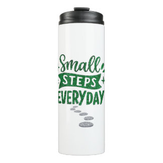 Small Steps Everyday Motivational Thermal Bottle