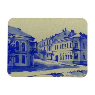 Small streets in the old town magnet